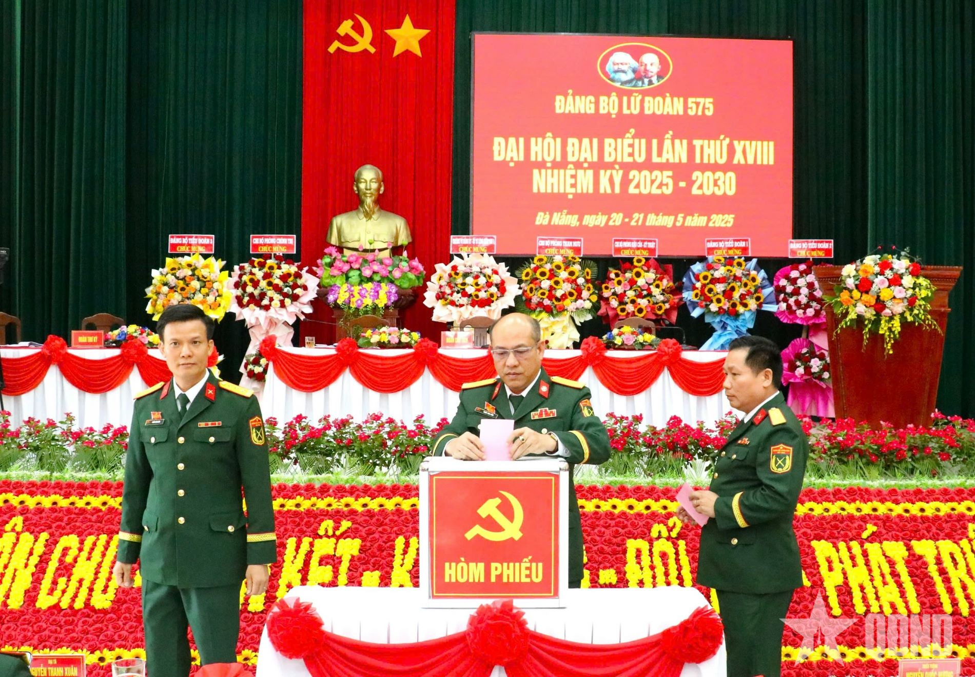 Đảng bộ Lữ đoàn Thông tin 575 (Quân khu 5) tổ chức Đại hội nhiệm kỳ 2025-2030